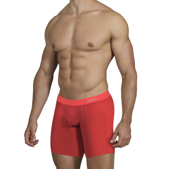Semi-transparent mesh thin and light boxer shorts, elastic and seamless, smooth and sexy, hip-lifting, four-corner pants for young men