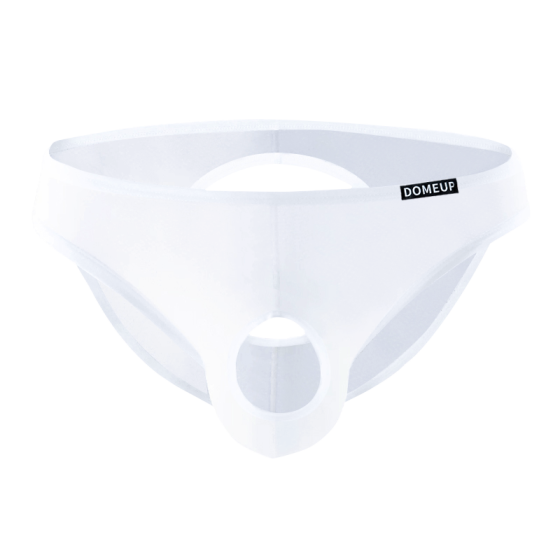 Men's Low-Rise Briefs - Solid Color, Thin & Cut-Out U-Pouch, Breathable Sexy Butt-Lifting Style